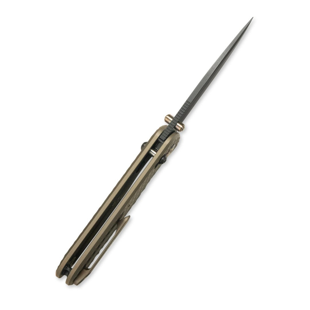 GEO Knife Ethereal Cutter GEO2402B M390 Blade Titanium Handle Crossbar Lock Folding Knife