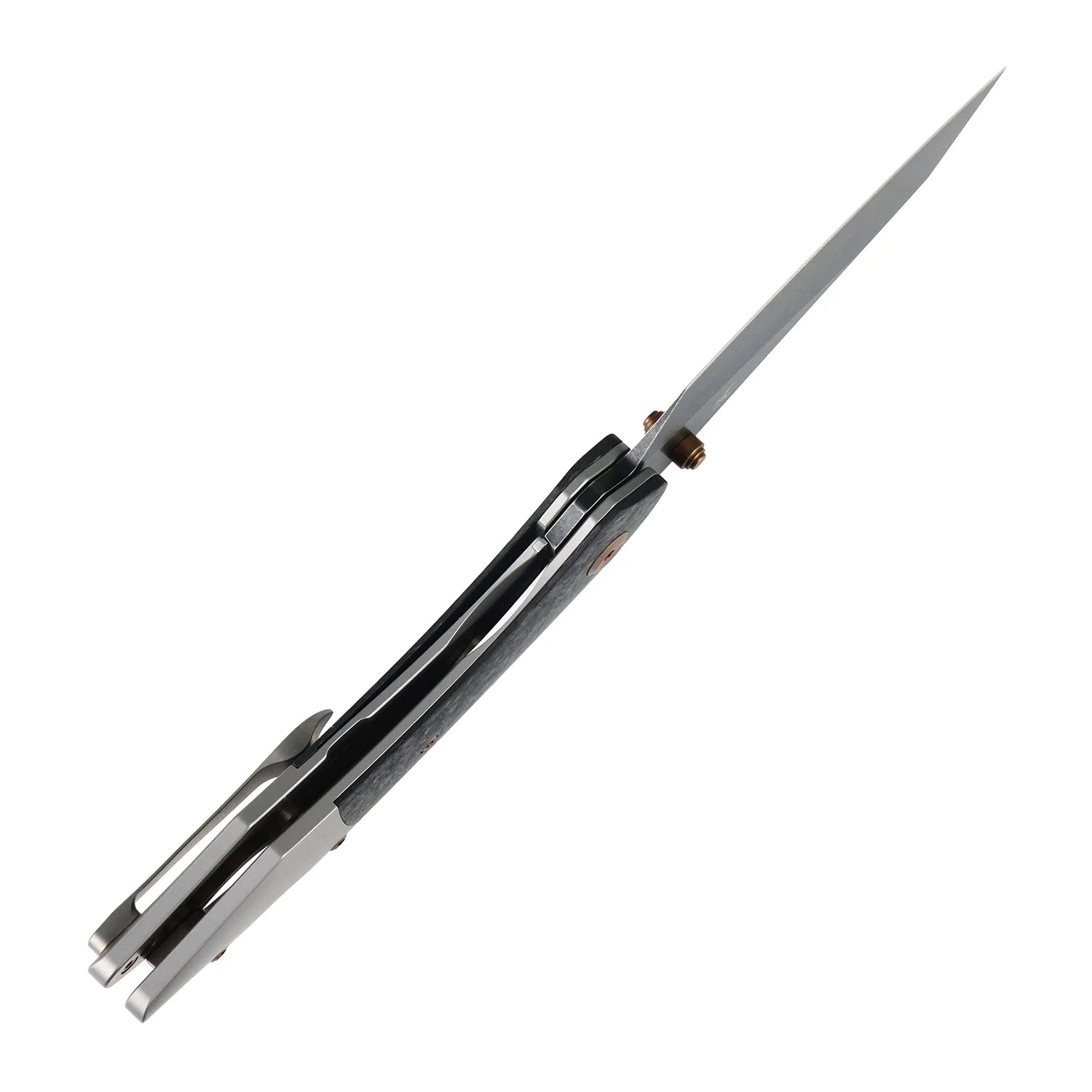 Kansept K9 K1151A1 CPM-S35VN Blade Carbon Fiber & Titanium Handle Bolster Liner Lock Folding Knife