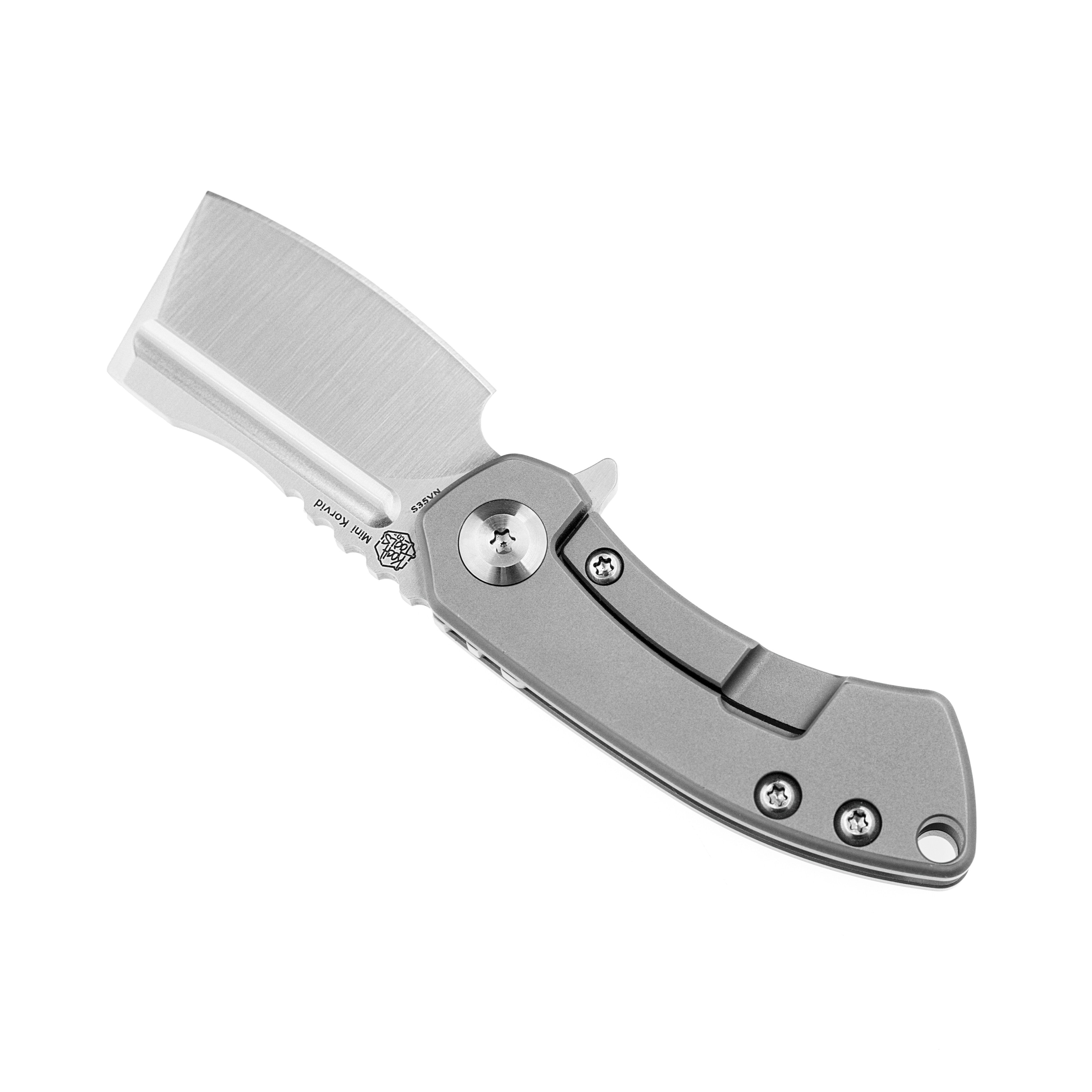 Kansept Knives Mini Korvid K3030A2 S35VN Blade Titanium Handle Frame Lock