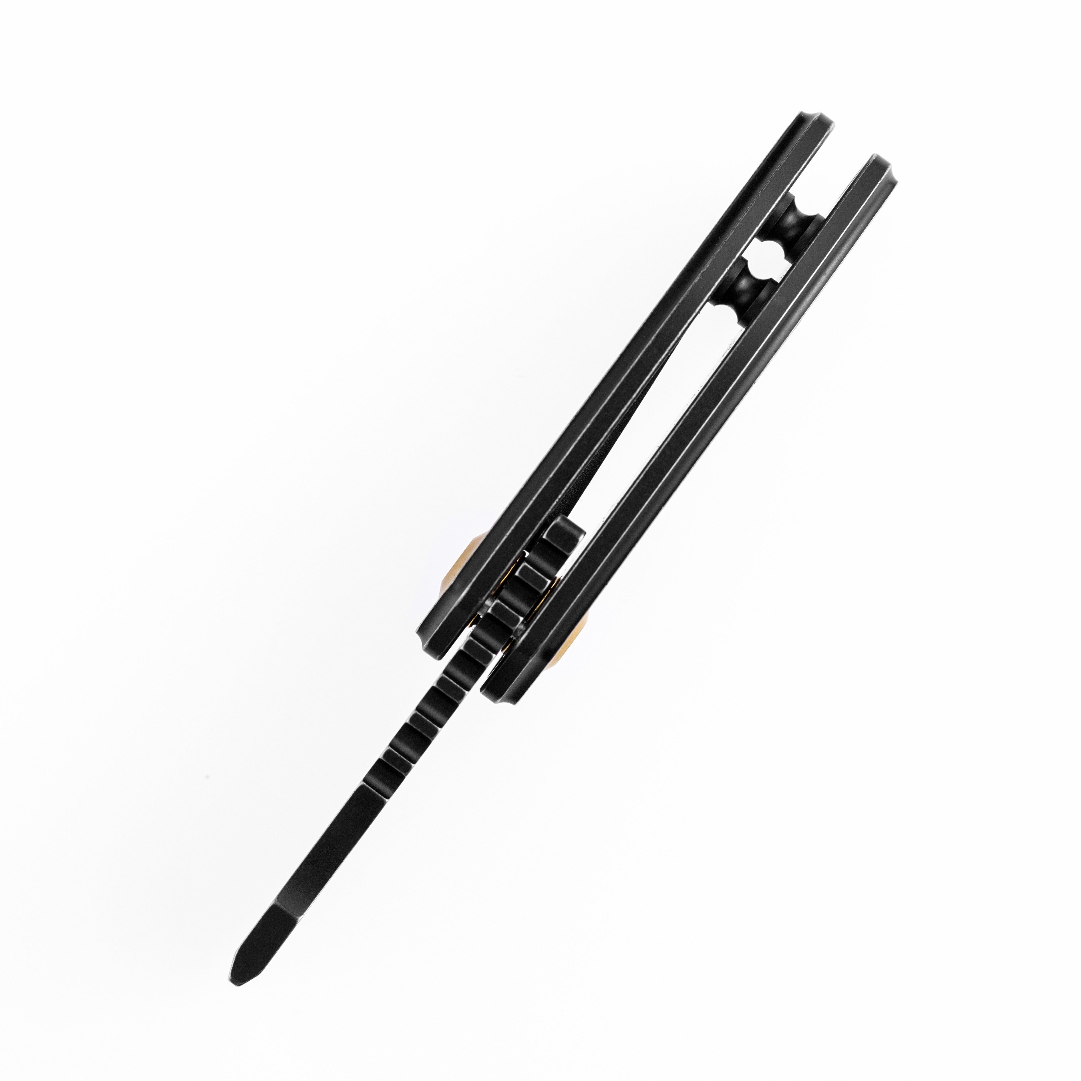 Kansept Knives Mini Korvid K3030A6 Black S35VN Blade Black Titanium Handle Frame Lock