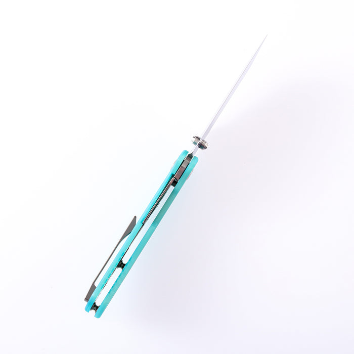 KANSEPT Main Street T1015B4 154CM Blade Blue G10 Handle Liner Lock