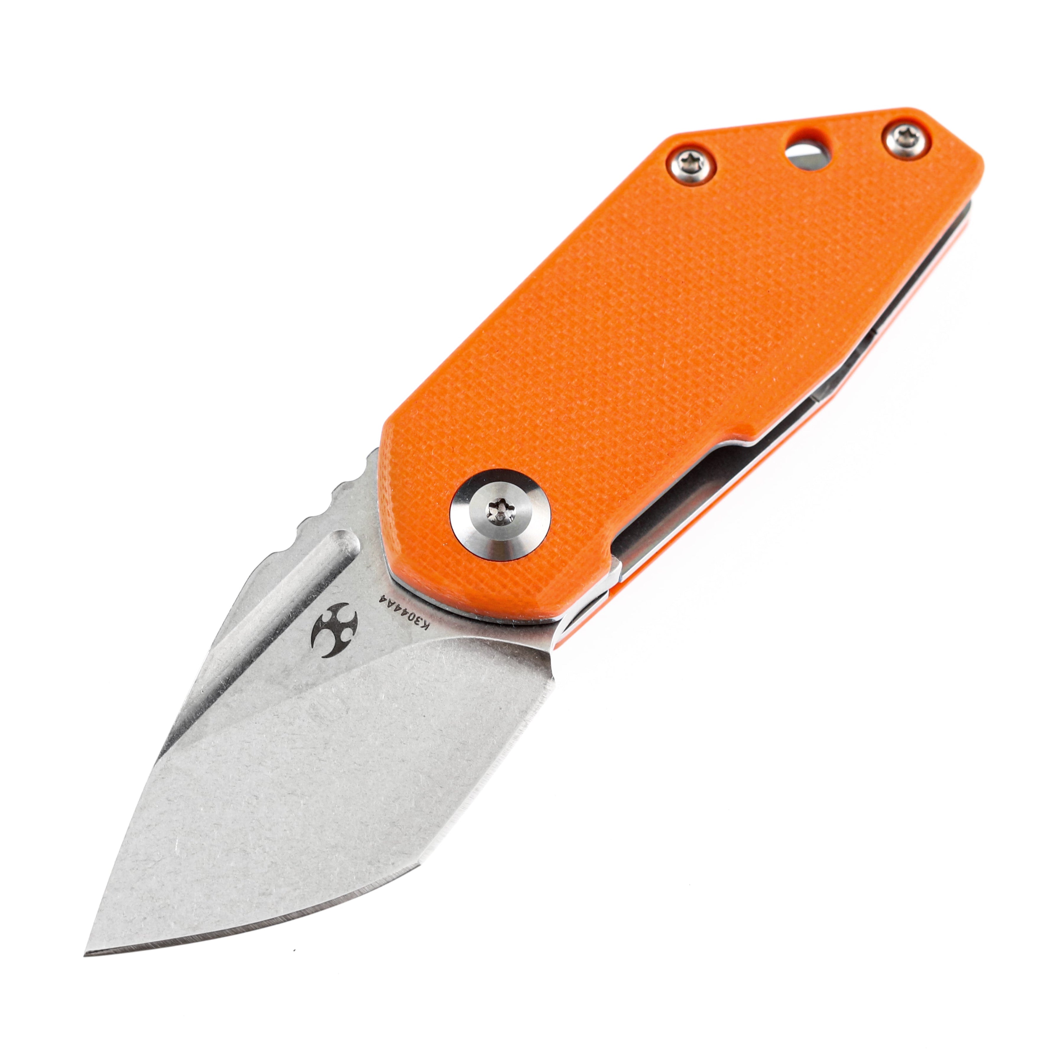 Kansept RIO K3044A4 M390 Blade Orange G10 Handle Liner Lock Folding Knife