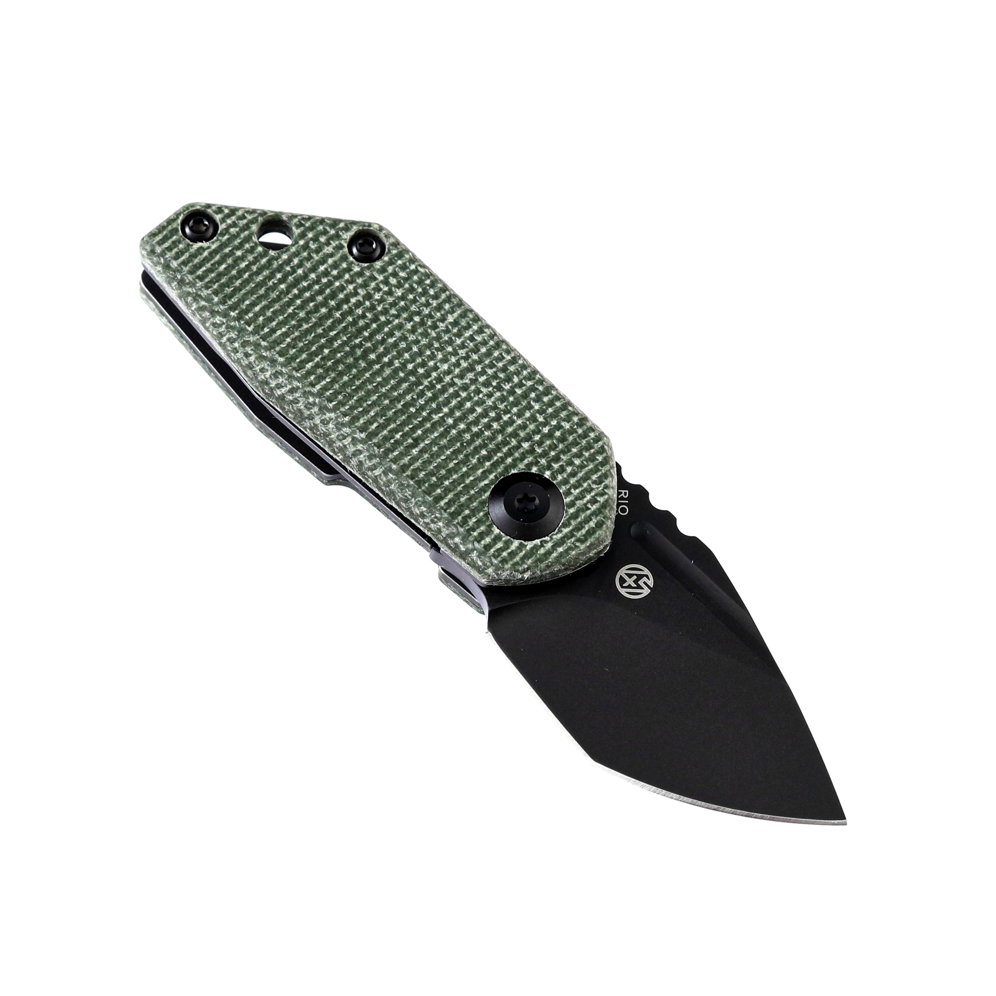 Kansept Knives RIO K3044A2 M390 Blade Green Micarta Handle Liner Lock EDC Knife
