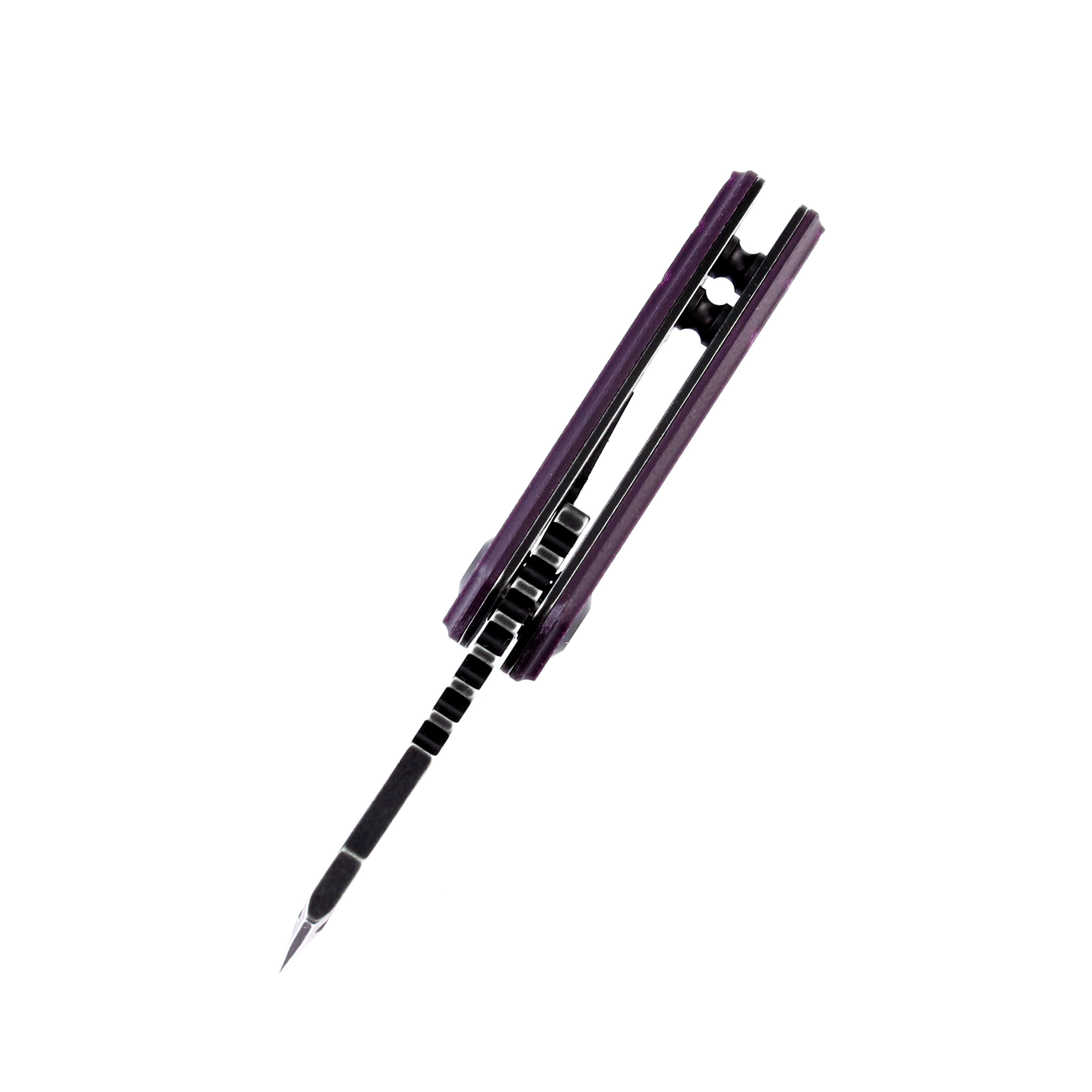 Kansept 刀具 T3030A3 迷你 Korvid 154 厘米刀片紫色 G10 手柄内衬锁 Edc 刀