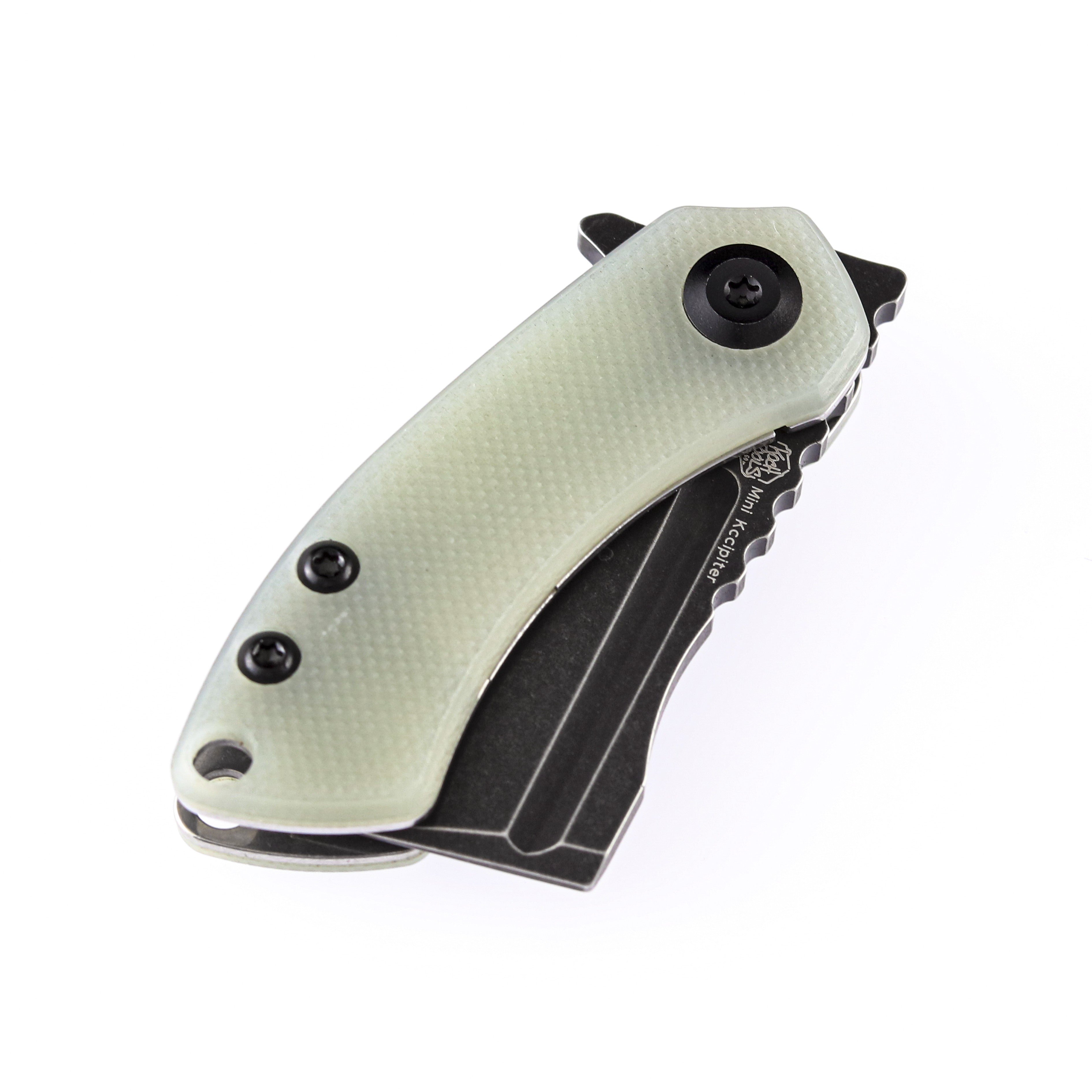 Kansept 刀具T3030A4 迷你Korvid 154CM 刀片Jade G10 手柄内衬锁Edc 刀具