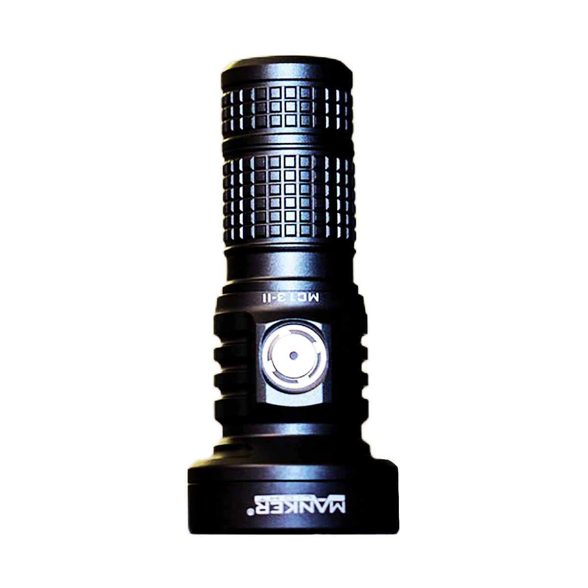 Mankerlight MC13 II SBT90 GEN2 LED Edc Flashlight Dual Use 18650 and 18350 Battery PVD Metal Grey