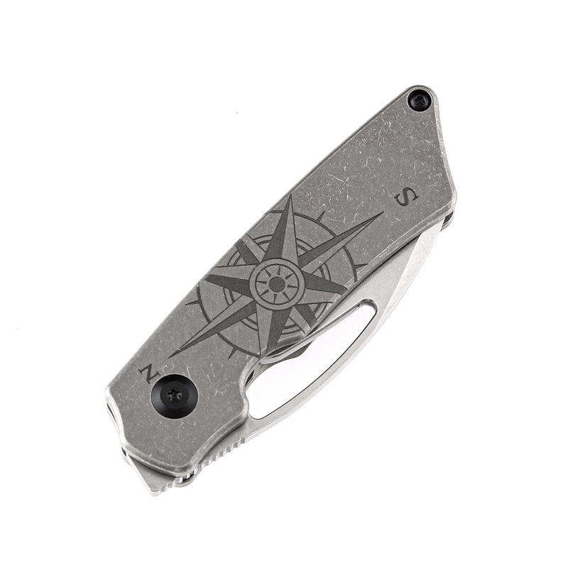 Kansept Goblin K2016A4 CPM-S35VN Blade Titanium Handle Frame Lock Folding Knife