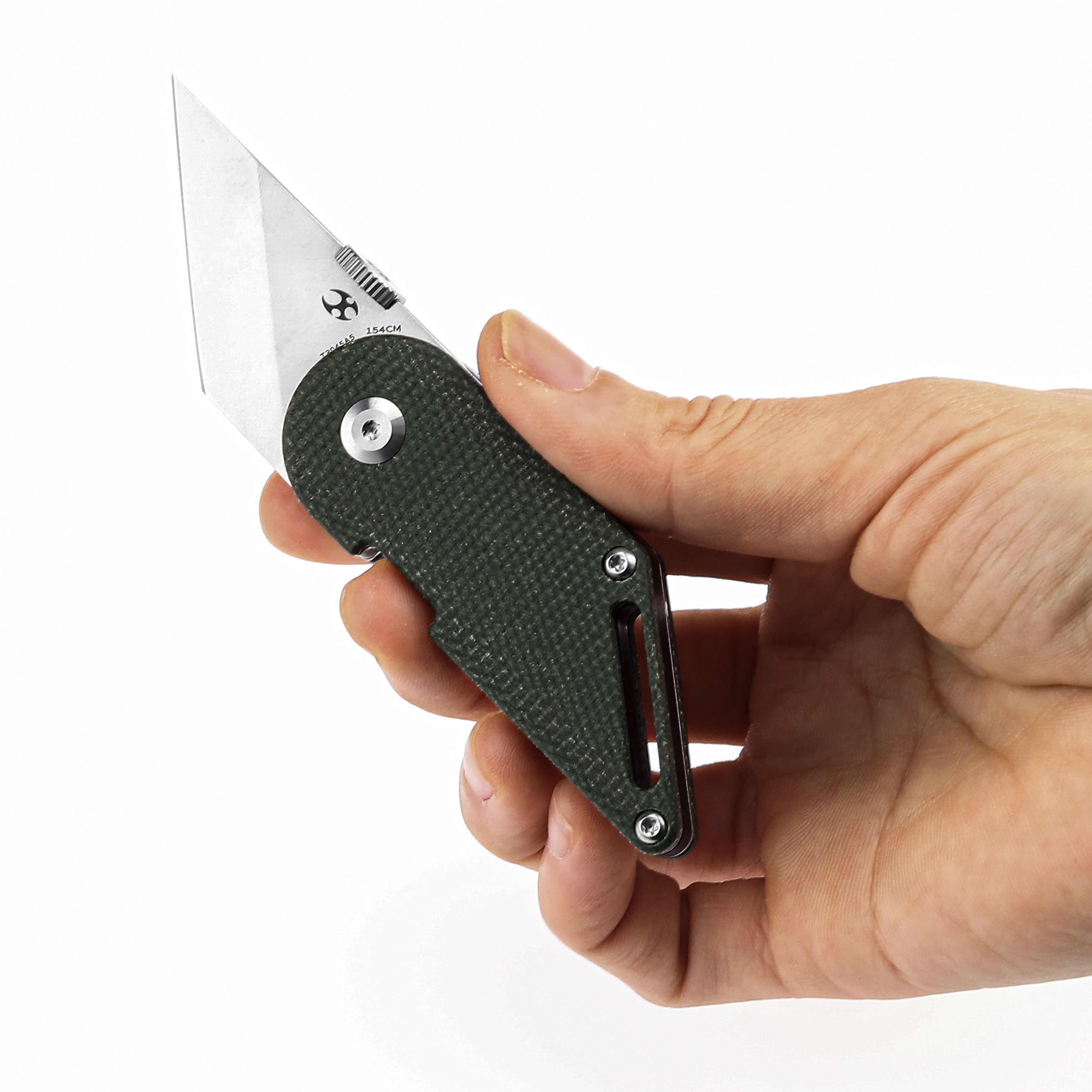 Kansept Knives Dash T3045A5 154CM Blade Micarta Liner Lock Edc Knives