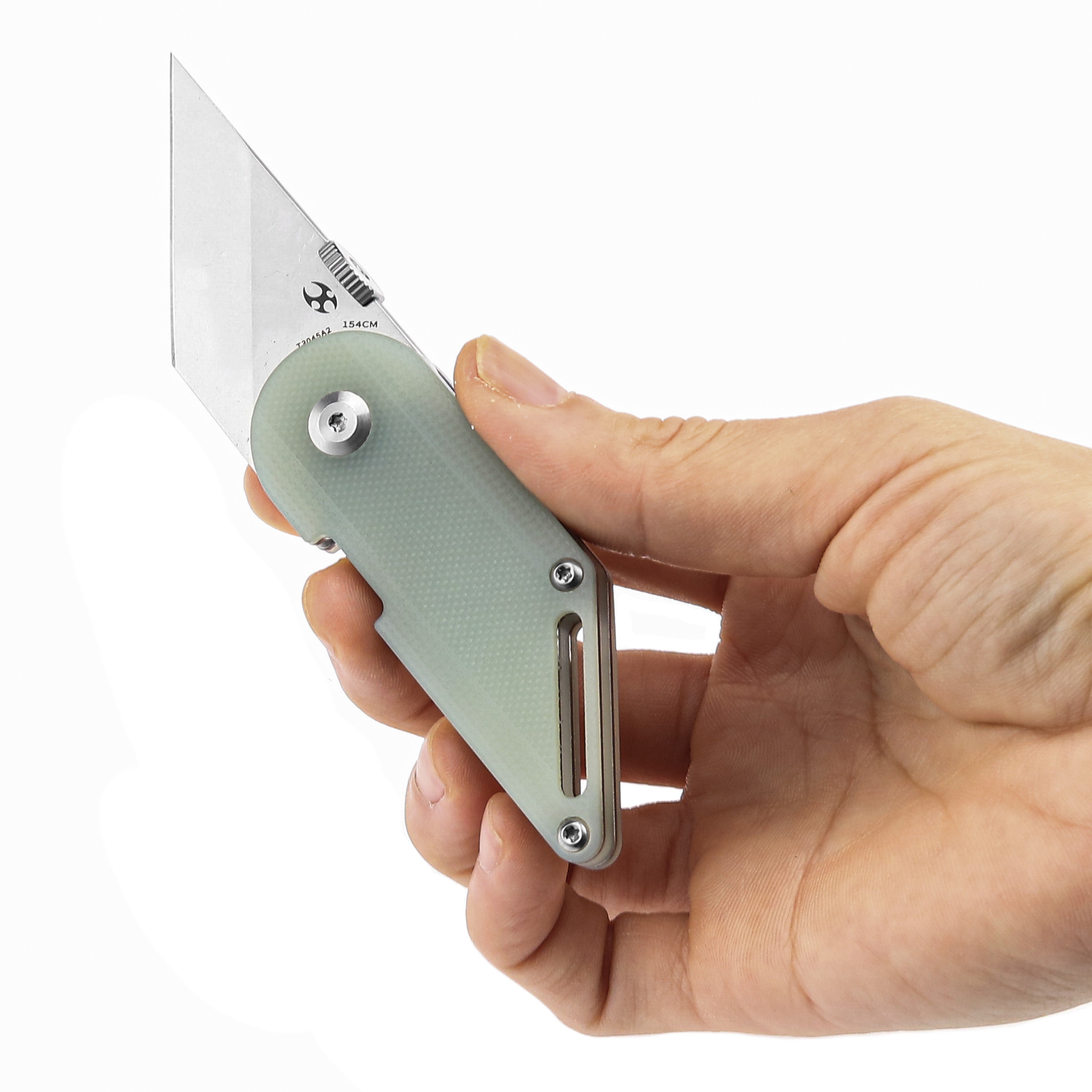 Kansept 刀具 Dash T3045A2 154CM 刀片 Jade G10 内衬锁 Edc 刀具