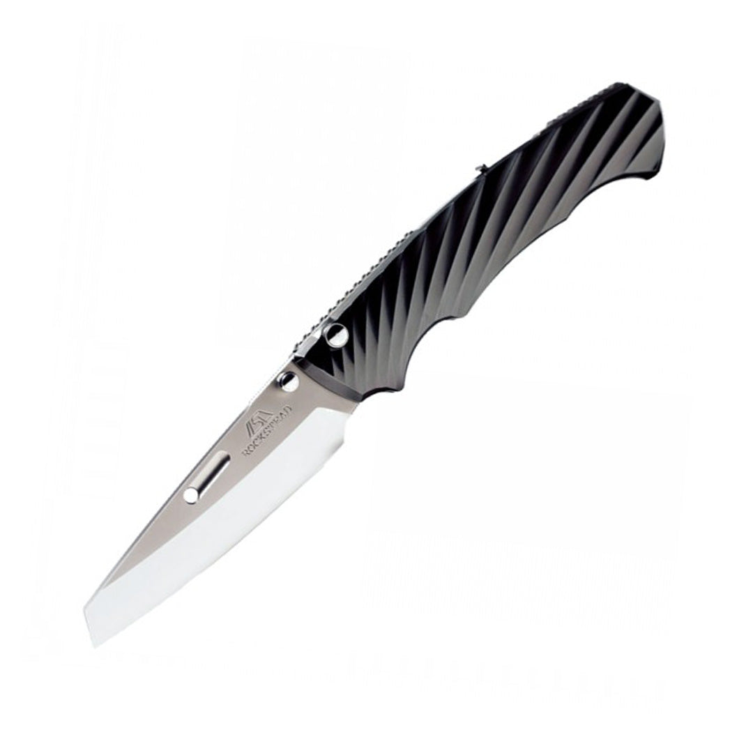 Rockstead RYO H-ZDP (BK) ZDP189 Blade Black DLC Titanium Handle Button Lock