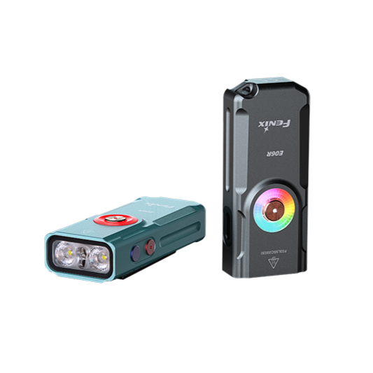 Fenix E06R Keychain Light with White, UV, and Red Laser Lights EDC Tools