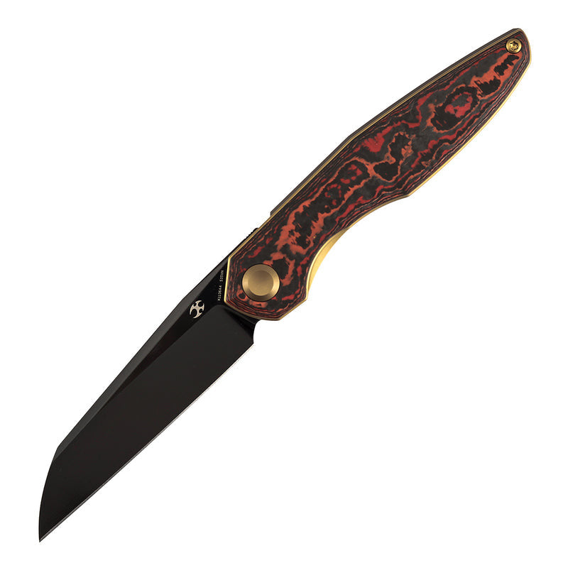 Kansept Halide K1136A4 DLC CPM-S35VN Blade MarsValley FatCarbon Handle Liner Lock Folding Knife