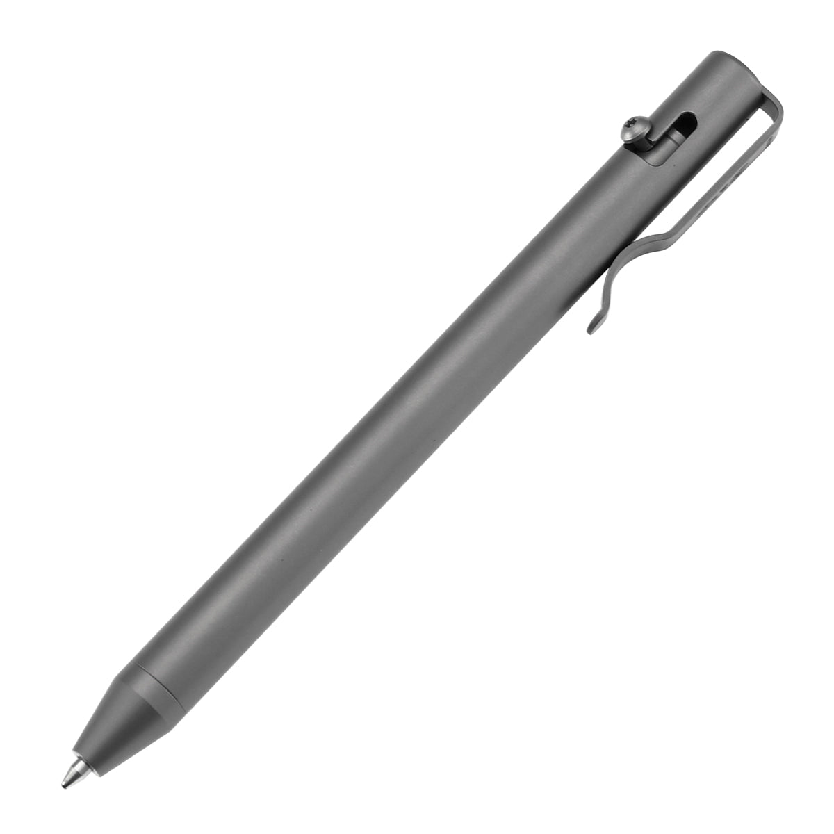 Kansept Titanium EDC Bolt-Action Pen G013H3– Professional Fine Tip Ballpoint Beadblasted Titanium