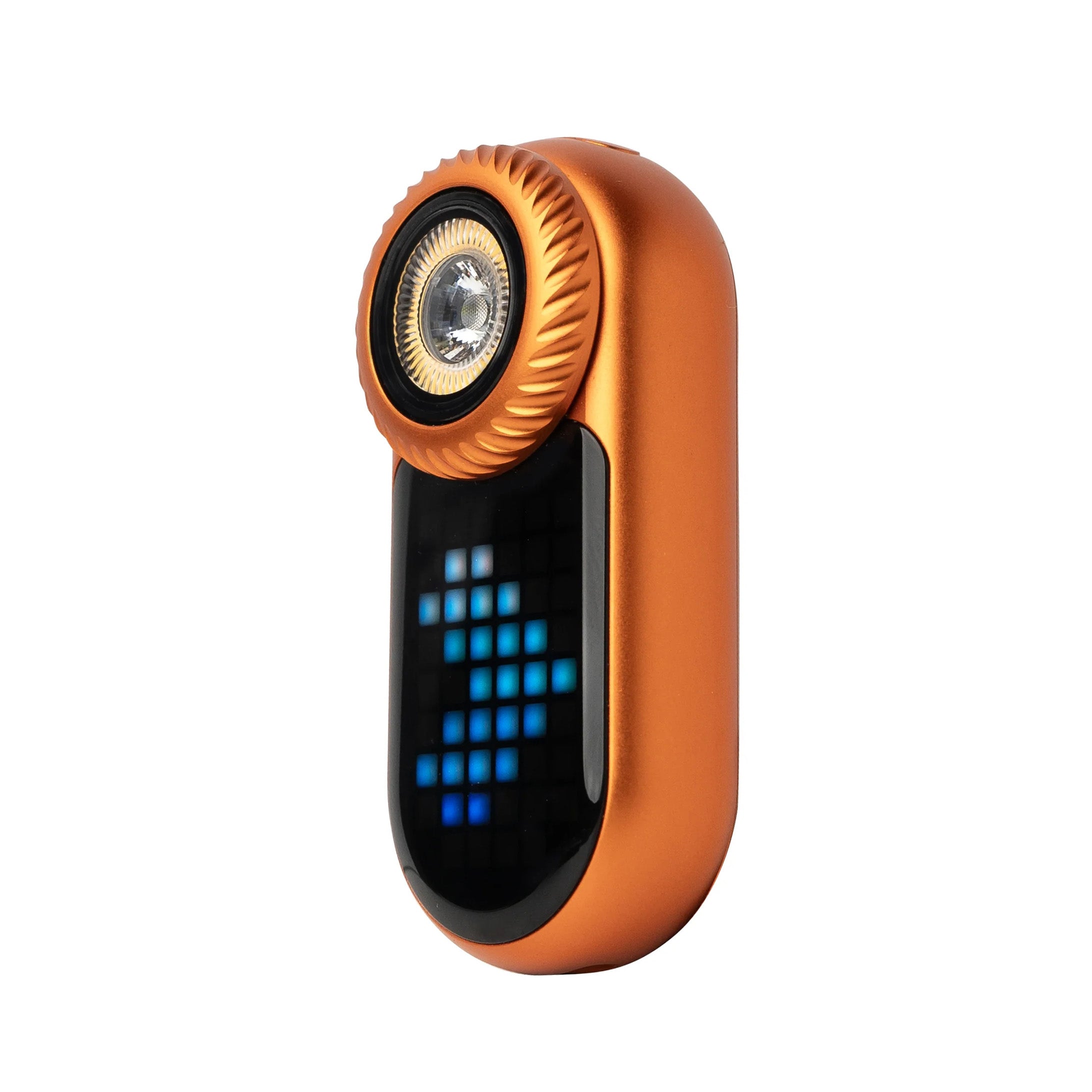 LOOP GEAR SK09 LOOPDOT-Pixel Display EDC Flashlight With Fidget Dial Aluminum Orange