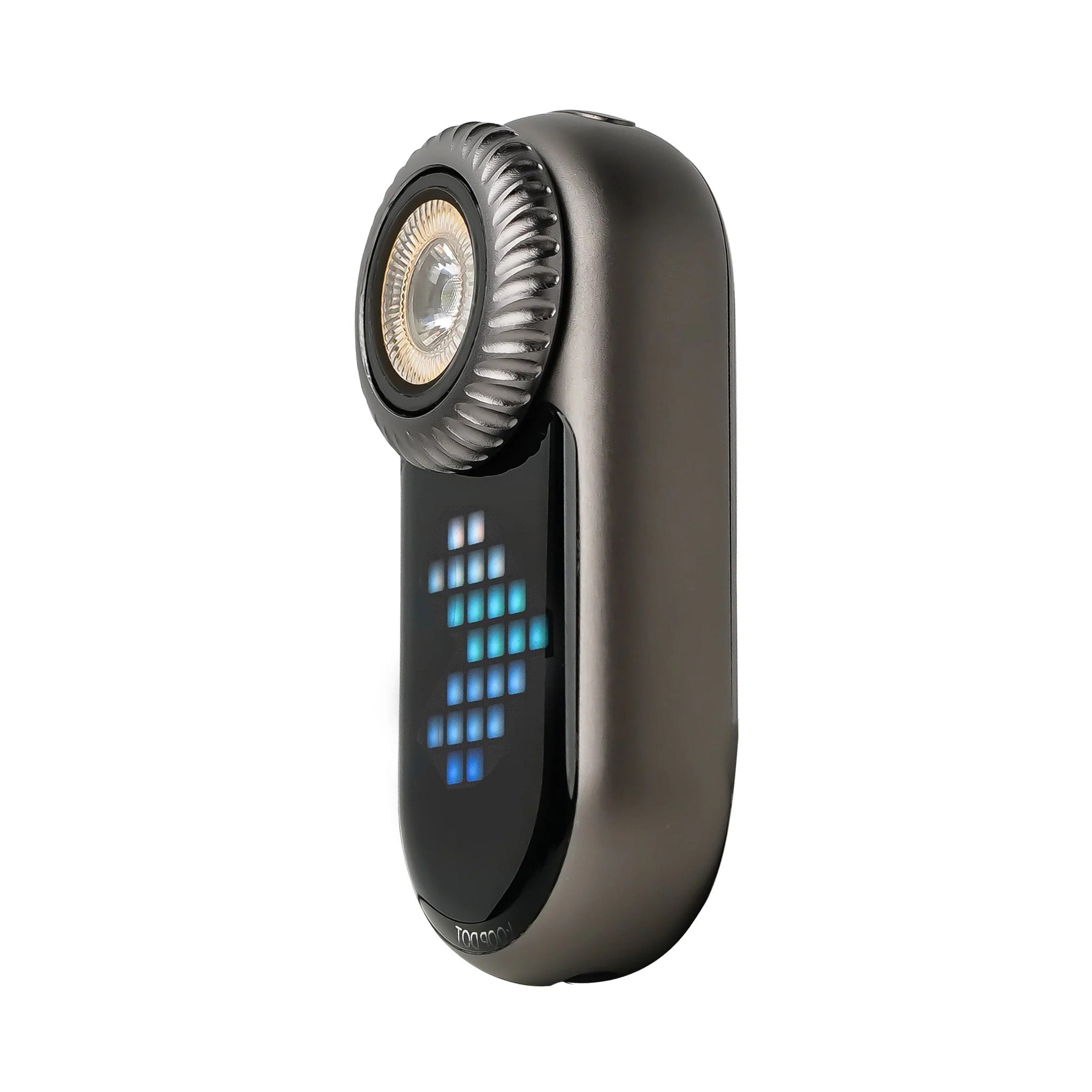 LOOP GEAR SK09 LOOPDOT-Pixel Display EDC Flashlight With Fidget Dial Titanium Gray