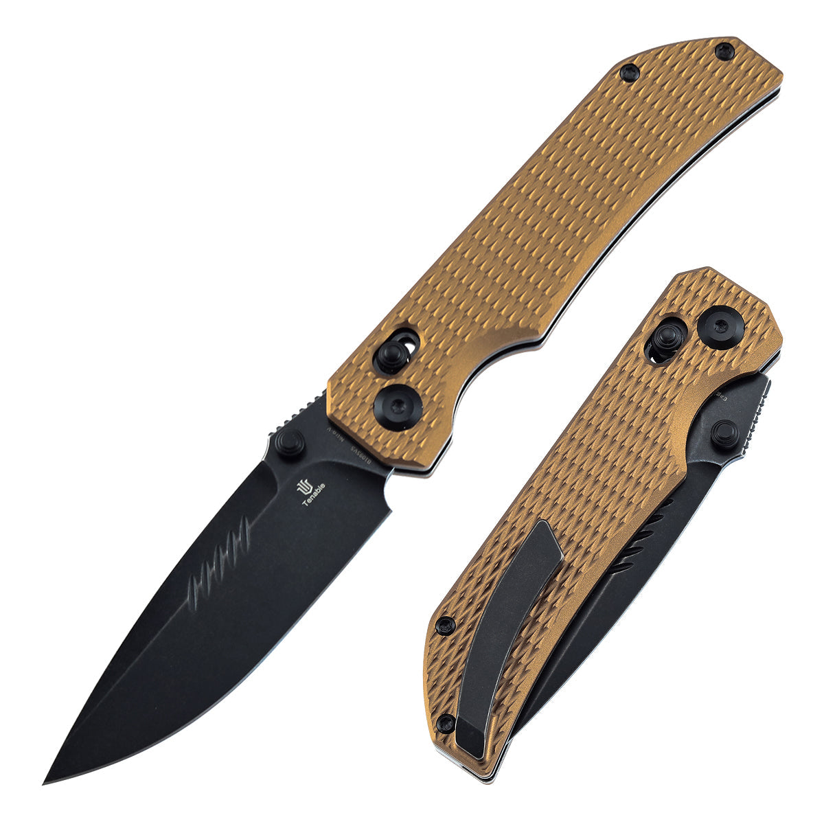 Tenable Eaglestrike B1095V5 Nitro-V Blade Aluminum Handle Crossbar Lock Folding Knife
