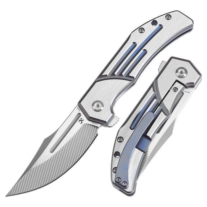 Kansept Orion K1089B1 CPM S35VN Blade Titanium Handle JB Stout Design