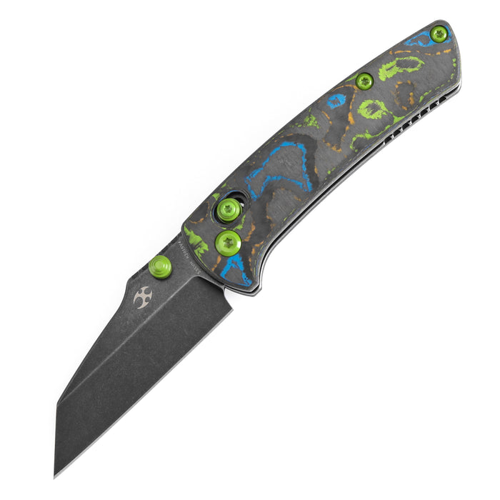 KANSEPT Little Main Street K2015V4 CPM S35VN Blade Camo Carbon Fiber Handle Cross Bar Lock