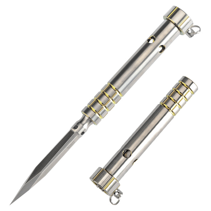 Kansept Stiletto G005A2 5CR13 Steel & Plain Titanium Designed EDC Tool Ice Pick