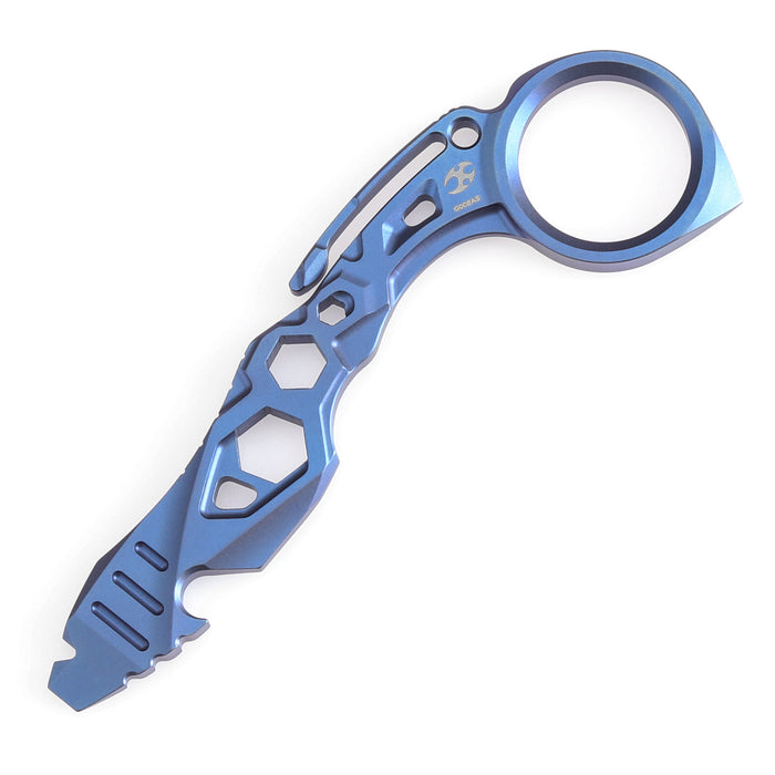 Kansept PryMate G008A5 Blue Anodized Titanium EDC Tool