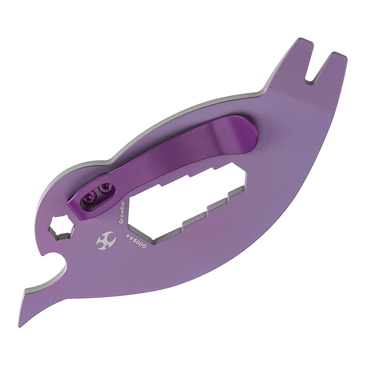 Kansept EDC CrowBar G009A4 Purple Anodized Titanium Multifunctional EDC Tool
