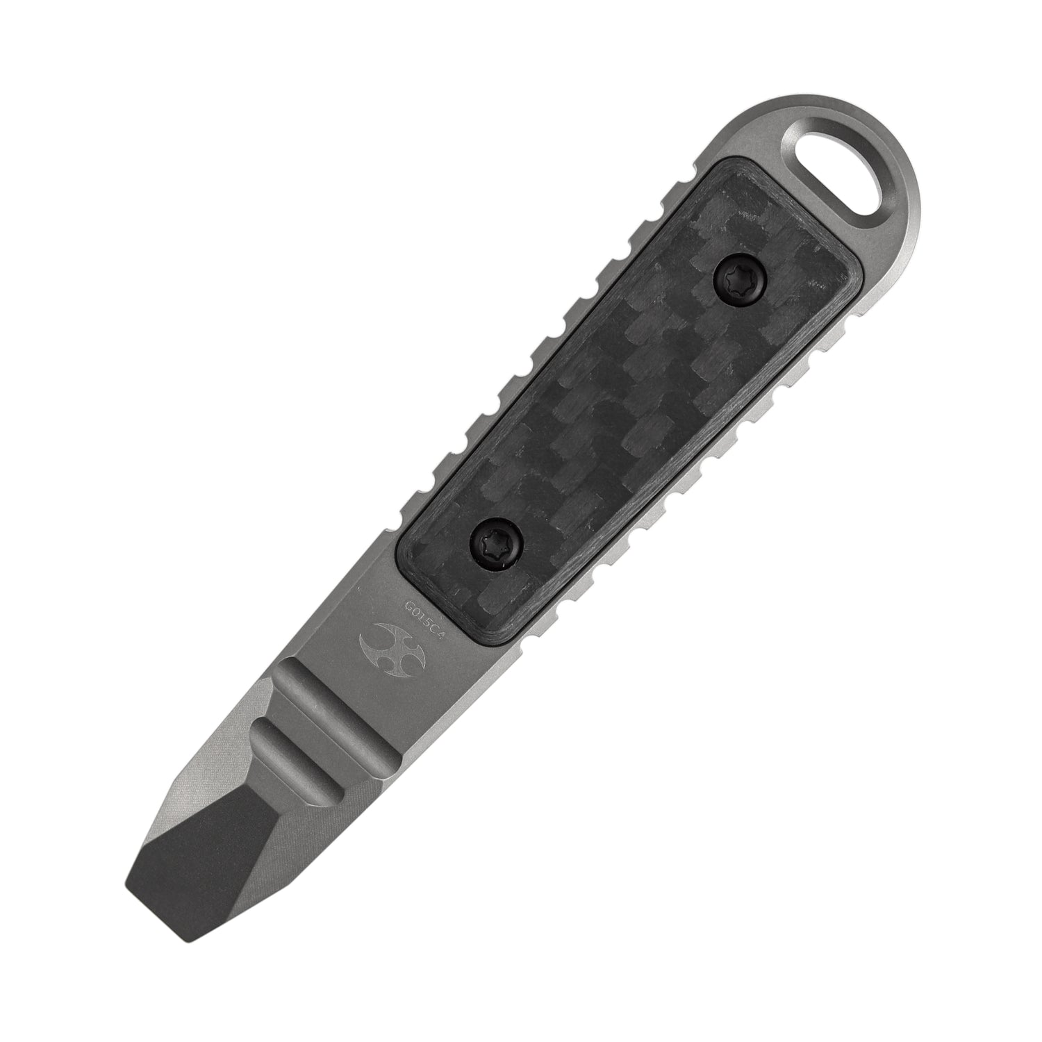 Kansept Kursor G015C4 Blackwash Titanium+Twill Carbon Fiber EDC Tool
