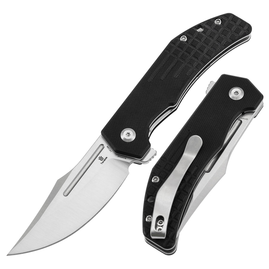 Tenable Orion B1089A6 14C28N Blade Black G10 Handle Liner Lock Folding Knife