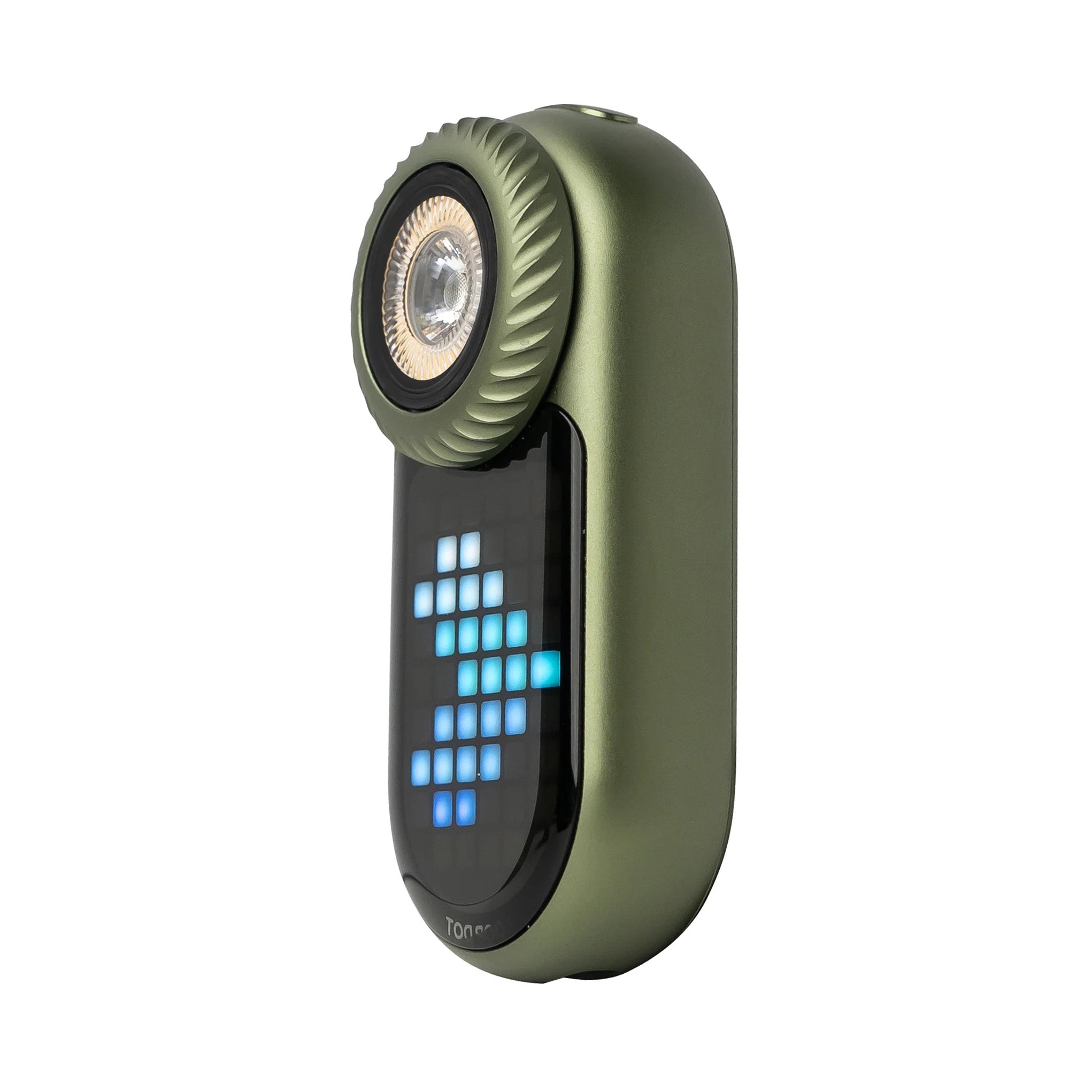 LOOP GEAR SK09 LOOPDOT-Pixel Display EDC Flashlight With Fidget Dial Aluminum Green