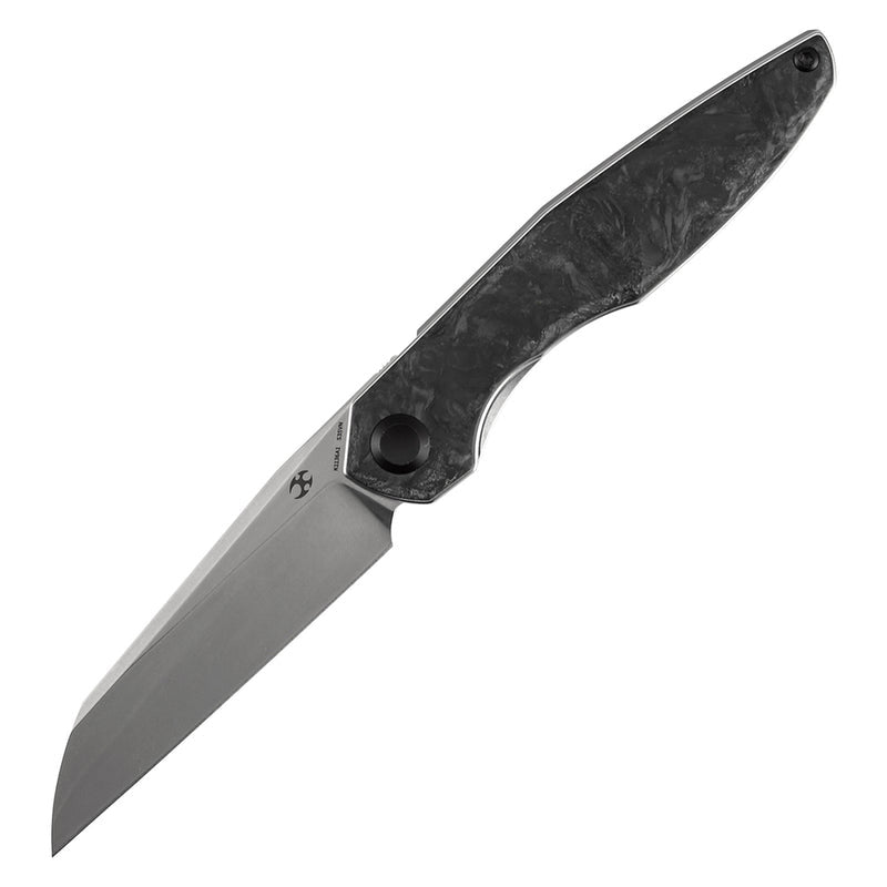 Kansept Halide K1136A1 CPM-S35VN Blade Dark Matter Glow Fatcarbon Handle Liner Lock Folding Knife