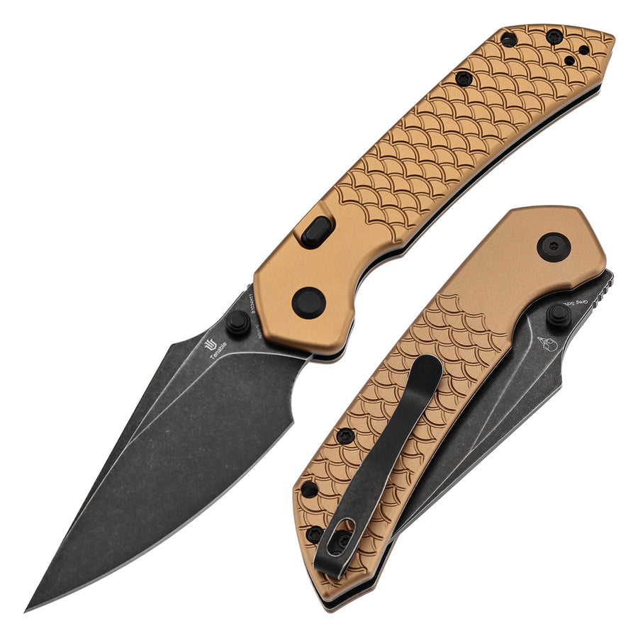Tenable Fenrir B1034H11 Nitro-V Blade Aluminum Handle Top Liner Lock Folding Knife