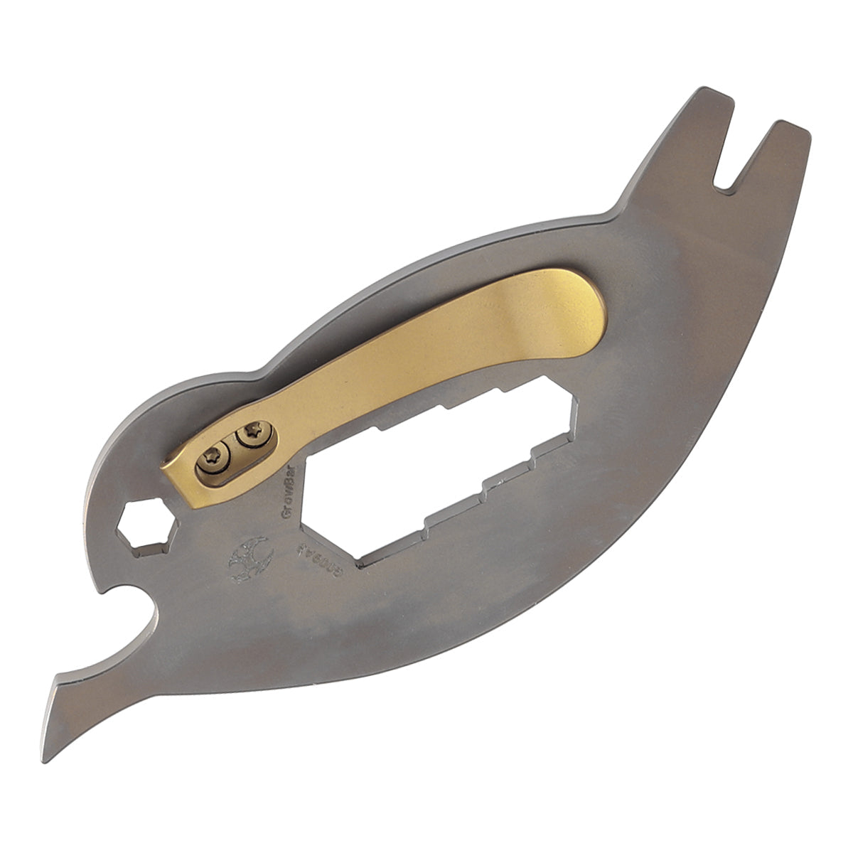 Kansept EDC CrowBar G009A3 Bronze Anodized Titanium Multifunctional EDC Tool