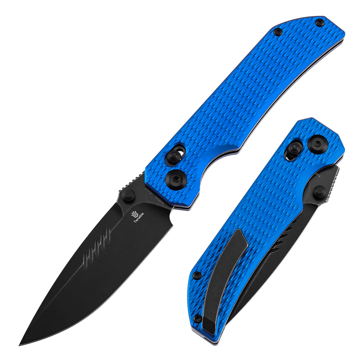 Tenable Eaglestrike B1095V6 Nitro-V Blade Aluminum Handle Crossbar Lock Folding Knife