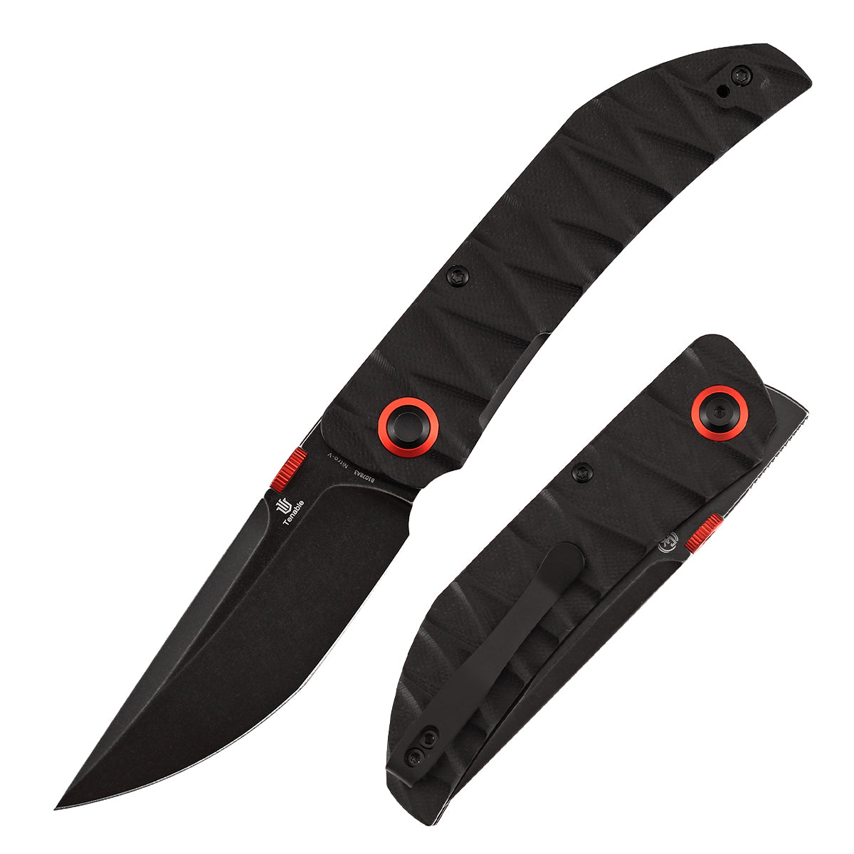 Tenable Tarkin B1078A3 Nitro-V Blade Black G10 Handle Liner Lock Folding Knife