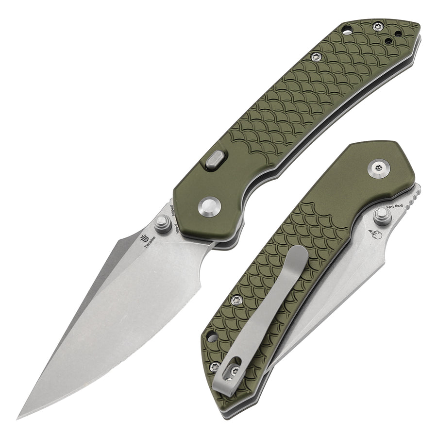 Tenable Fenrir B1034H7 Nitro-V Blade Aluminum Handle Top Liner Lock Folding Knife