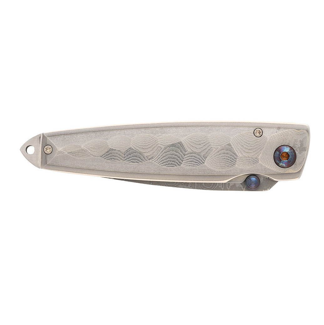 Mcusta Knife MC-0034D SHINRA Folding Knife VG10 Damascus Blade Damascus Handle Liner Lock
