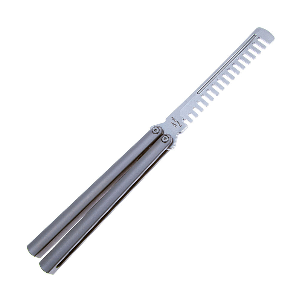 Maxace Apostle MCAP04 M390 Blade 440C Comb Steel  Titanium Handle Balisong Butterfly knife