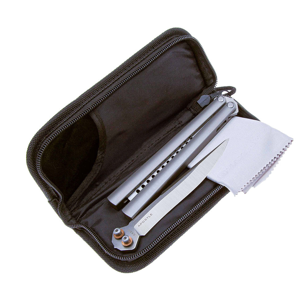 Maxace Apostle MCAP04 M390 Blade 440C Comb Steel  Titanium Handle Balisong Butterfly knife