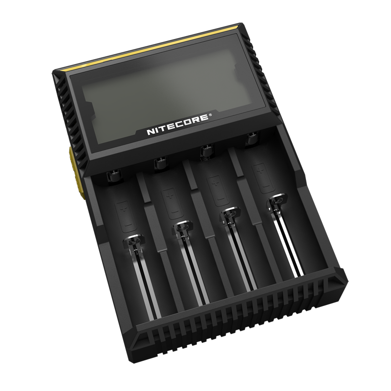 Nitecore D4电池充电器 LCD智能充电器 锂离子12V电池充电器