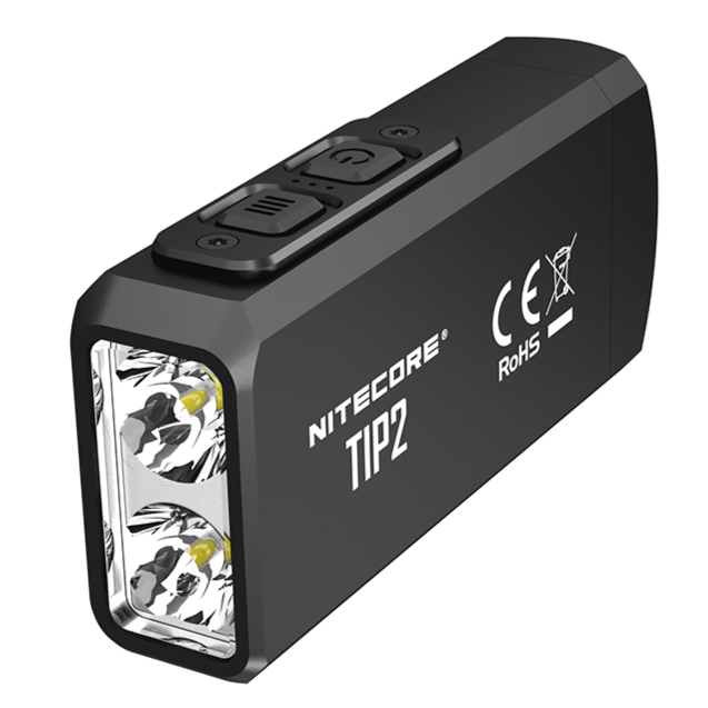 Nitecore TIP 2 (TIP2) 720 Lumen USB Rechargeable Keychain Flashlight Gear