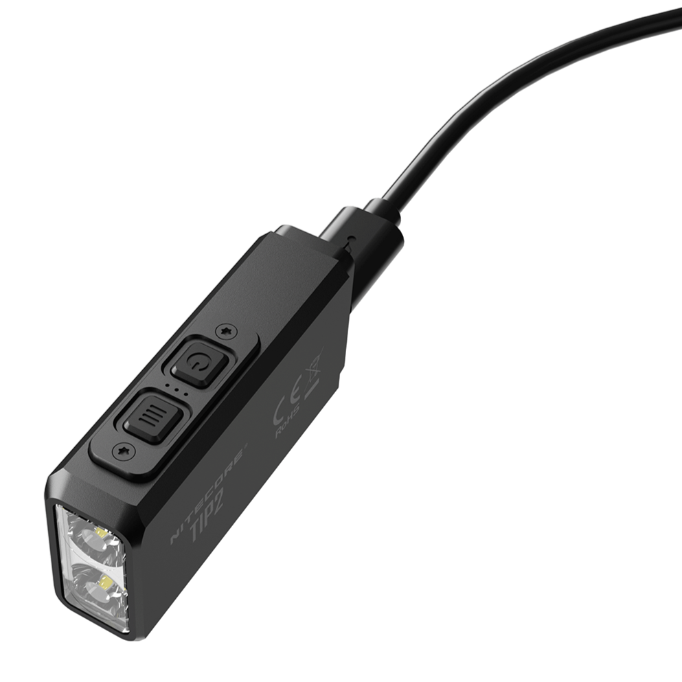 Nitecore TIP 2 (TIP2) 720 Lumen USB Rechargeable Keychain Flashlight Gear