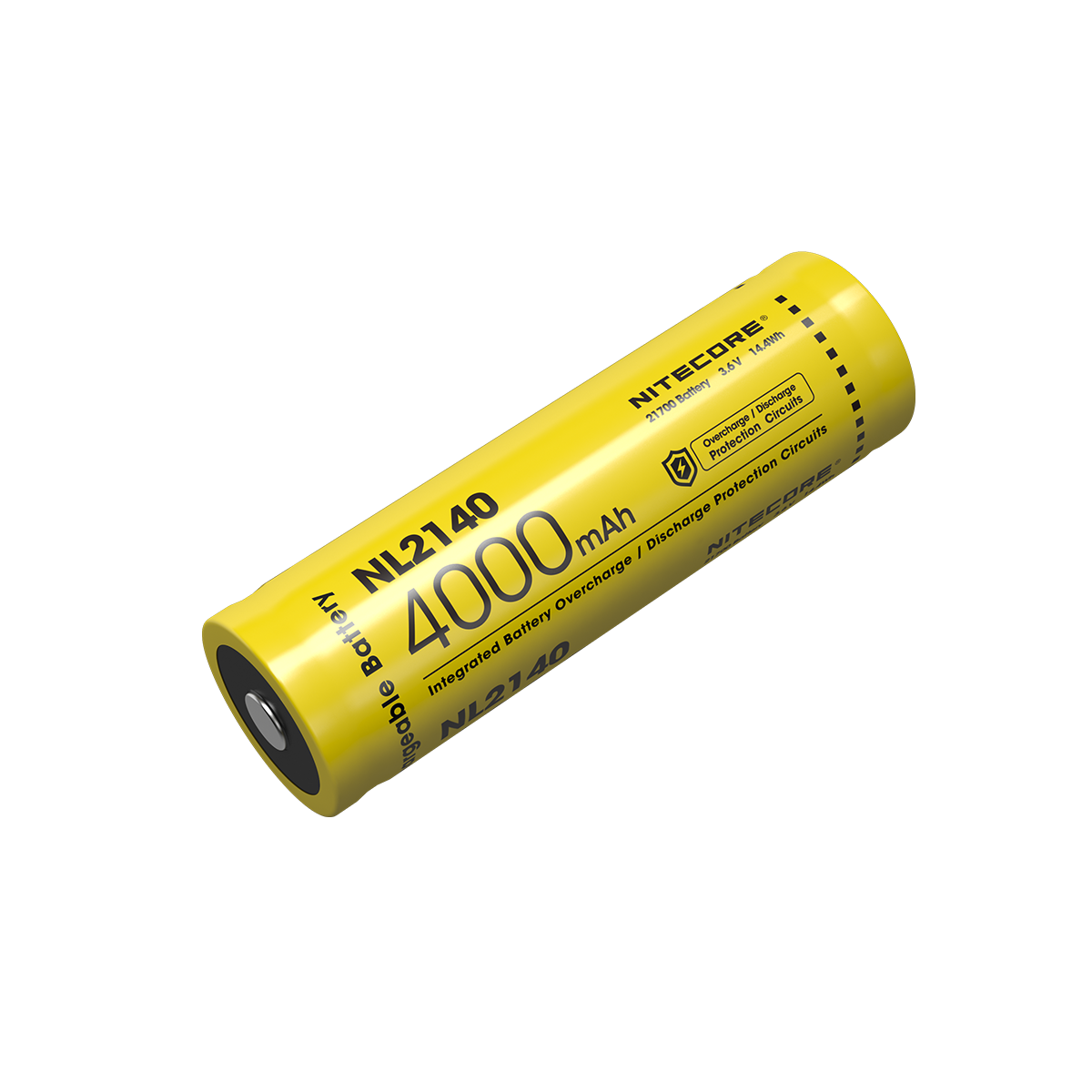 NITECORE Battery NL2140 4000mAh Rechargeable 21700 Battery Used