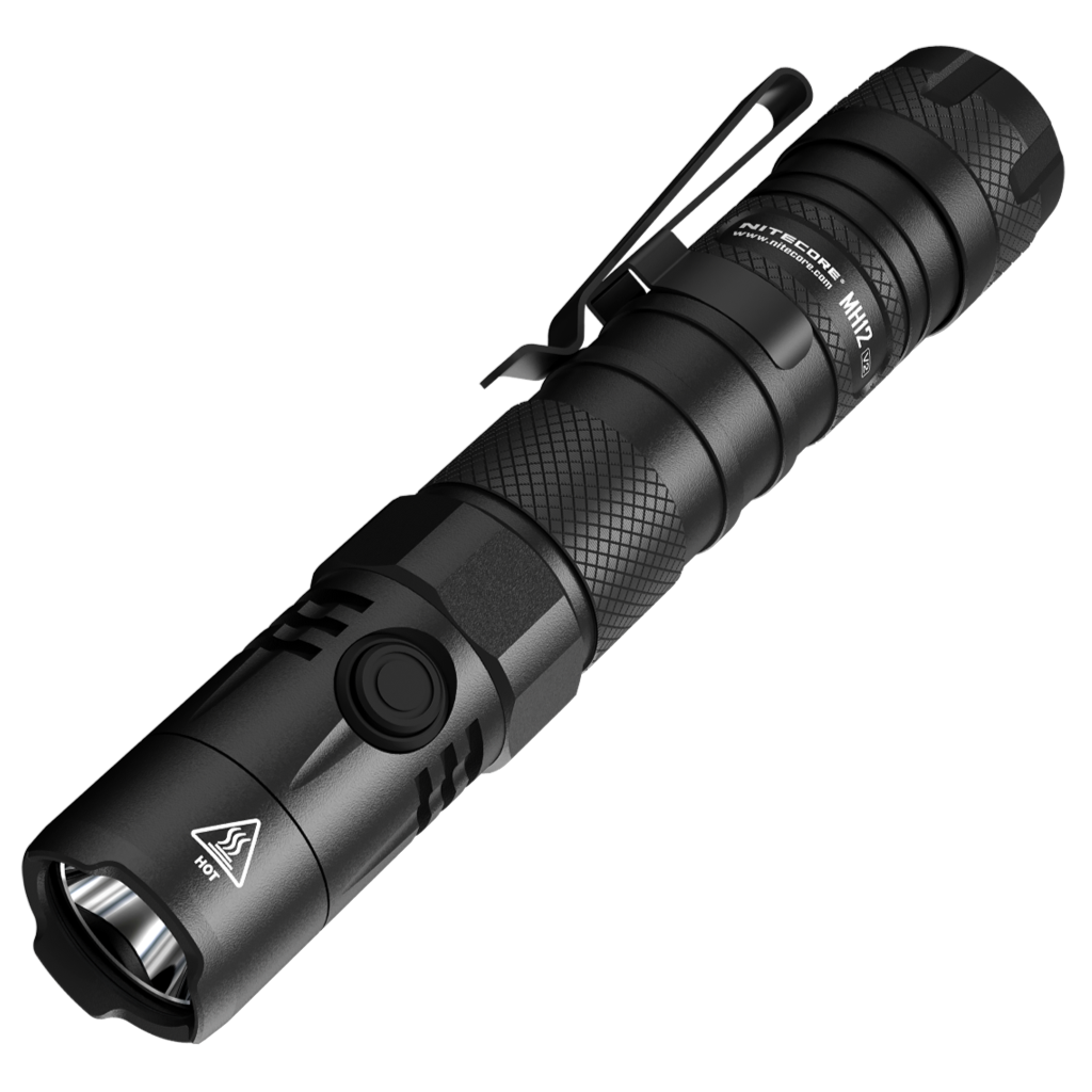 Nitecore MH12 v2 1200 Lumen USB-C Rechargeable Flashlight with 5000mAh Battery