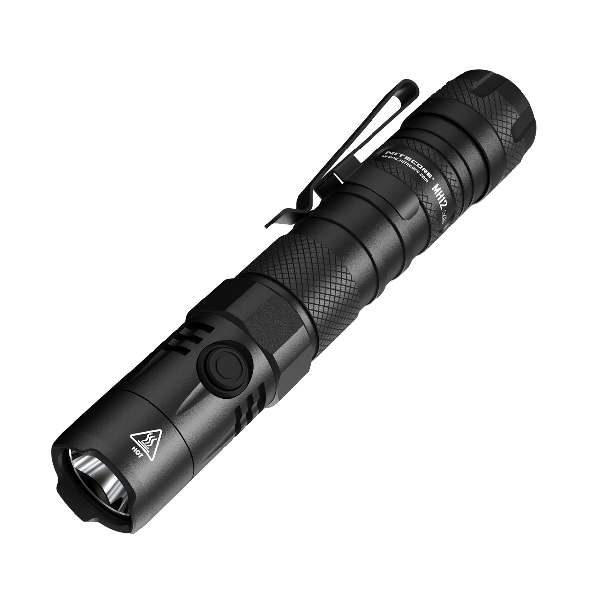 Nitecore MH12 v2 1200 Lumen USB-C Rechargeable Flashlight Kit