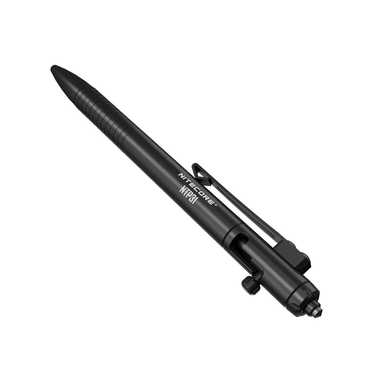 NITECORE NTP31 Aluminum Alloy Bolt Action Tactical Pen with Glass Breaker Edc Pen