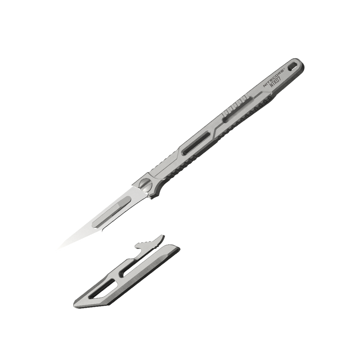Nitecore NTK07 Titanium Utility knife EDC Knife with Replaceable Blades