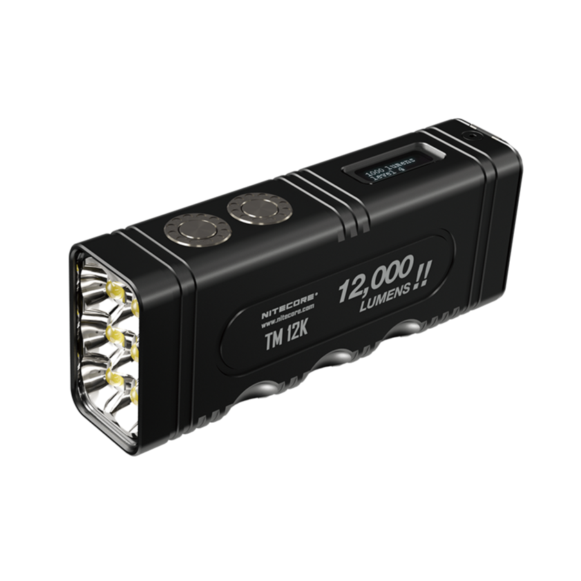 Nitecore TM12K Flashlight 12,000 Lumen Rechargeable Flashlight