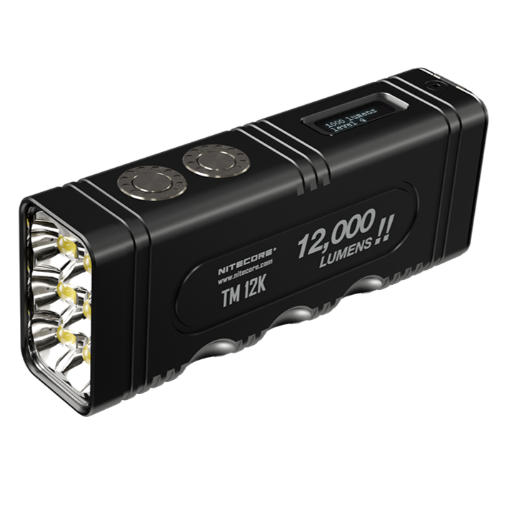 NITECORE TM12K 12,000 Lumen Rechargeable Flashlight EDC Tools Gear