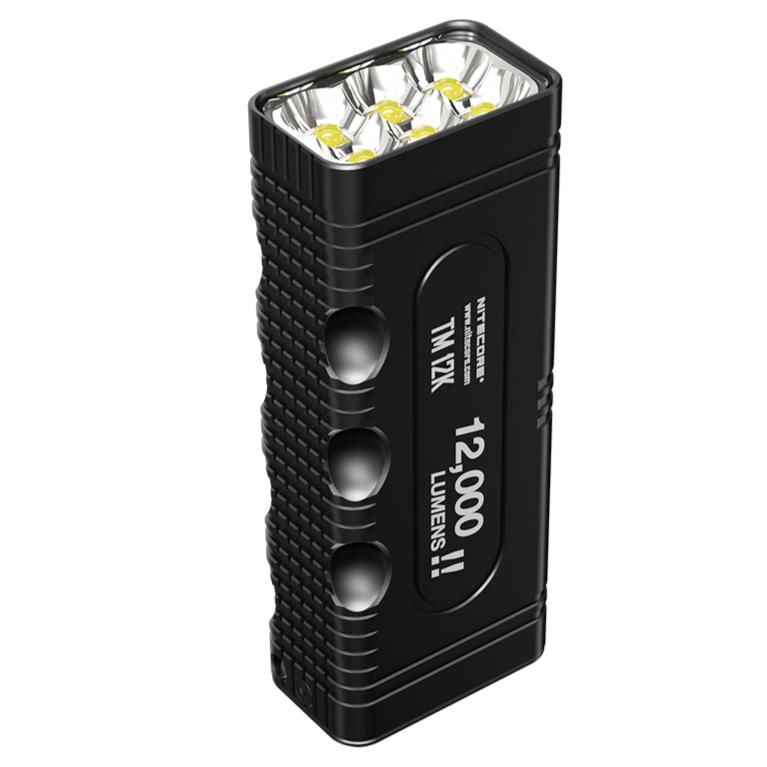 NITECORE TM12K 12,000 Lumen Rechargeable Flashlight EDC Tools Gear