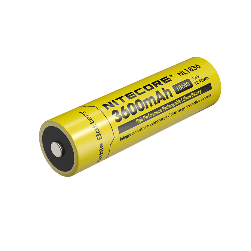 Nitecore Battery NL1836 3600mAh 3.6V Battery 18650 Li-ion Battery