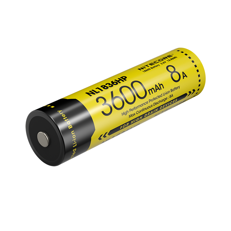 Nitecore Battery NL1836HP 3600mAh 3.6V Battery 18650 Li-ion Battery